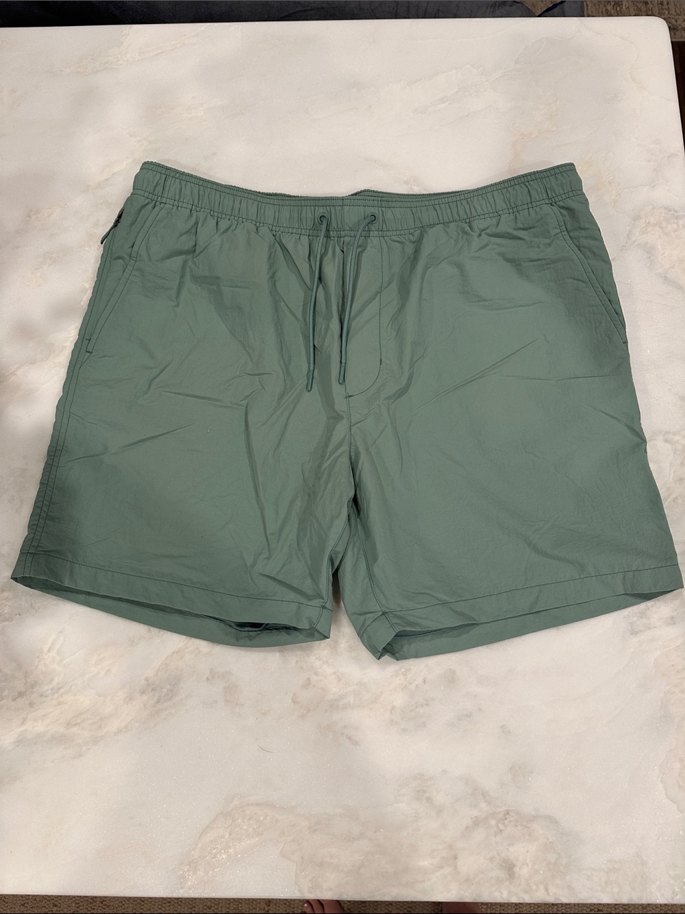 American Eagle Outfitters Olive Green Athletic Shorts